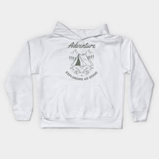 Exploring as good Kids Hoodie